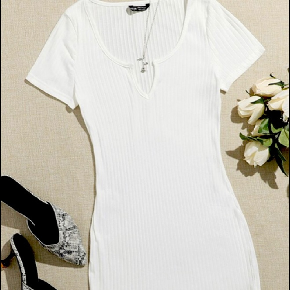 white dress
